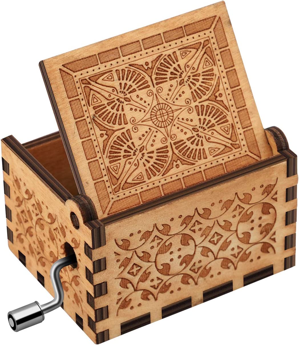 To My Daughter Wooden Music Box Gift - Plays the song "You Are My Sunshine"
