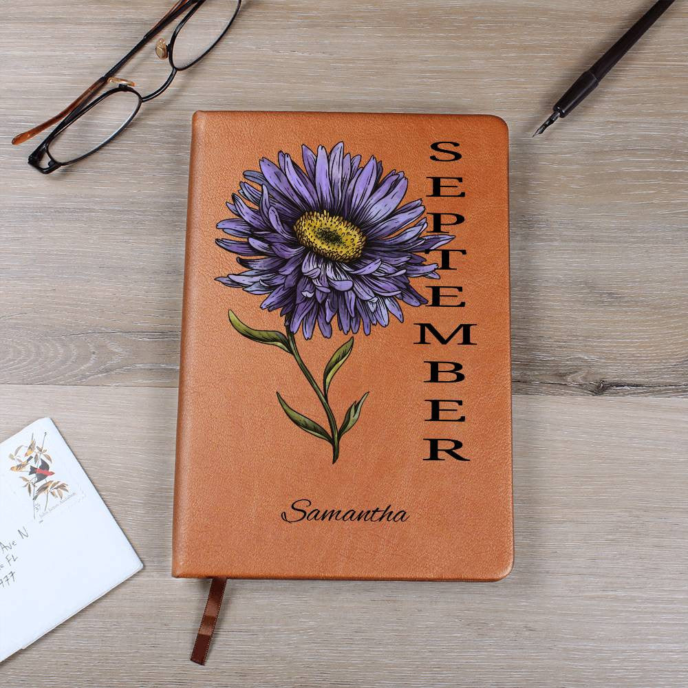 Birth Flower Personalized Journal
