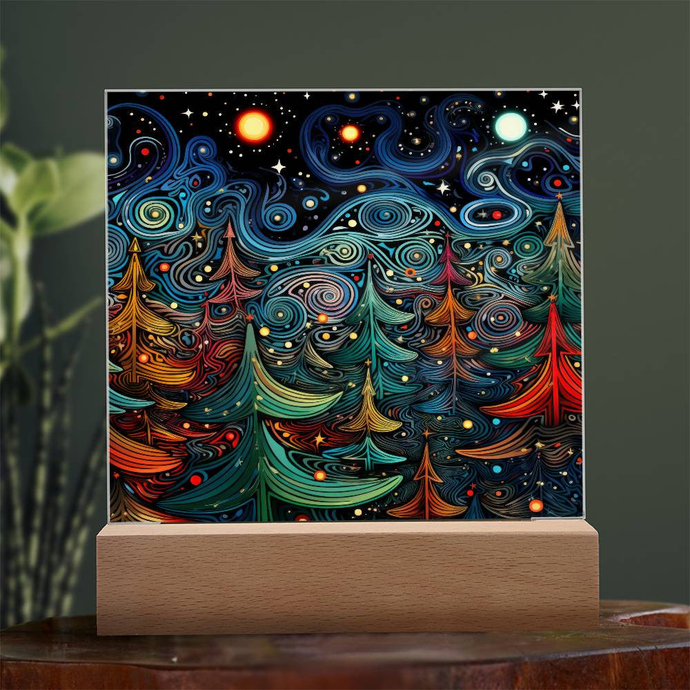 Abstract Christmas Tree Gift