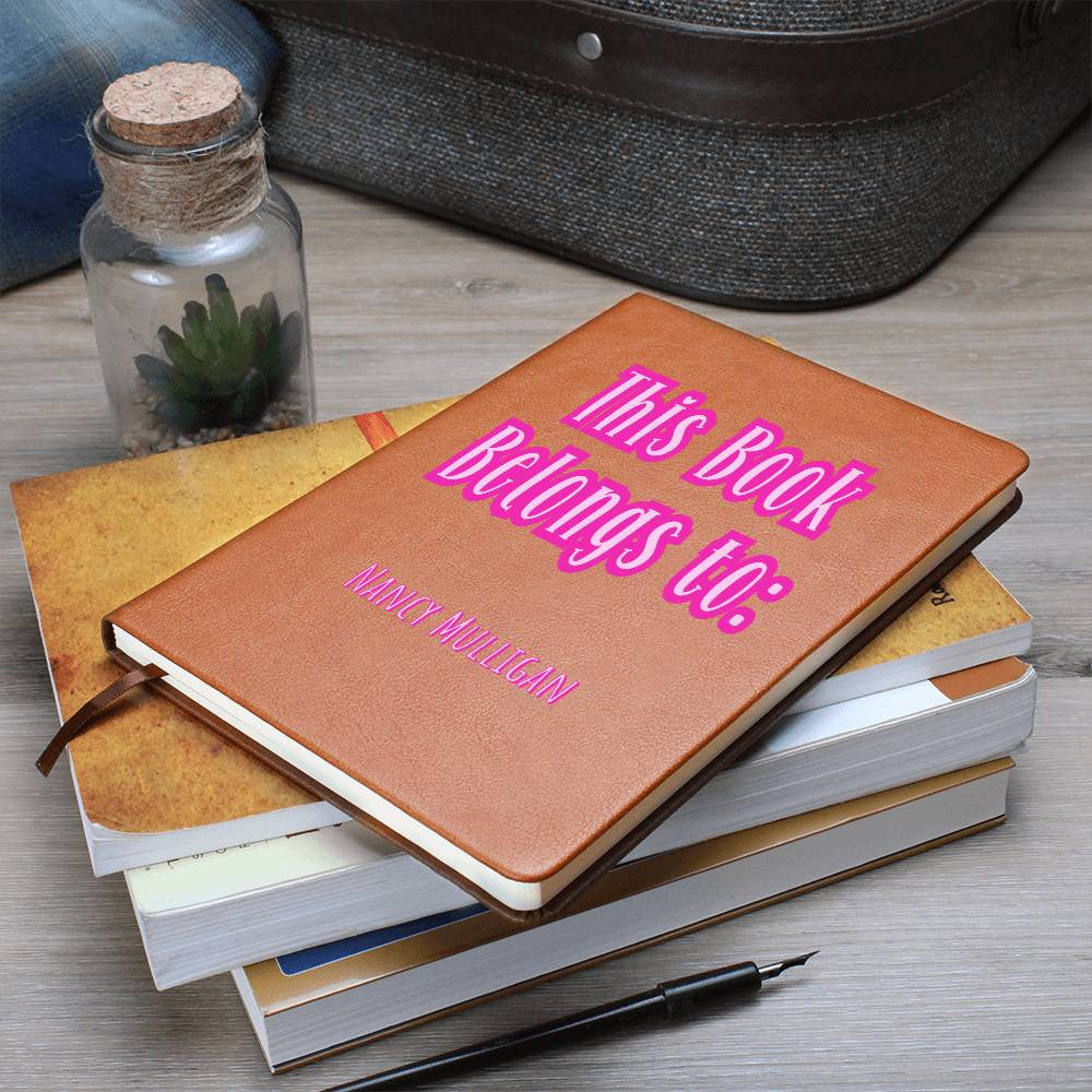 Personalized This Book Belongs To Reading Journal