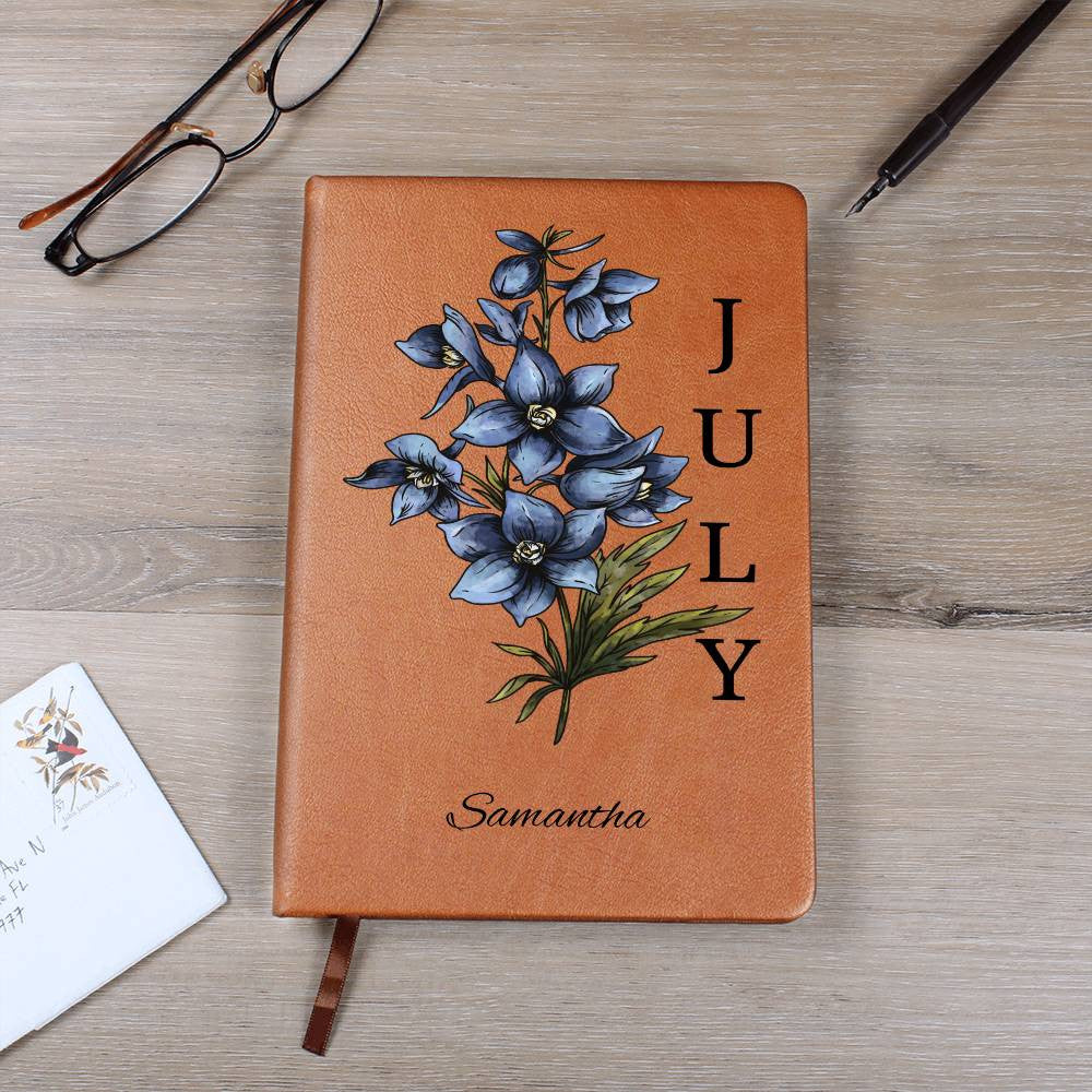Birth Flower Personalized Journal