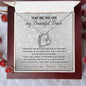 One True Love | My Beautiful Bride | Love Knot Necklace