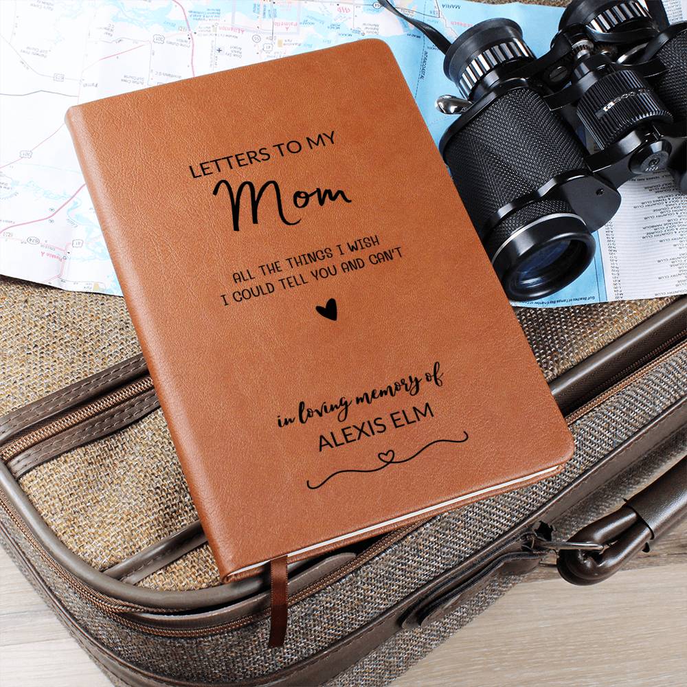 Letters to My Mom Leather Journal Notebook