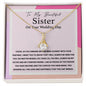To My Beautiful Sister | On Your Wedding Day | Alluring Beauty Necklace