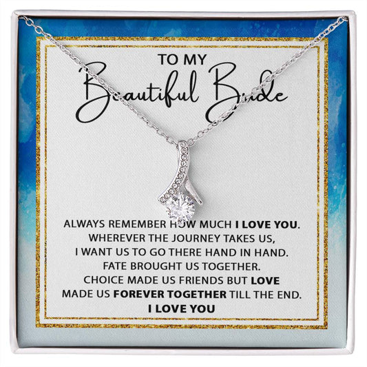 Beautiful Bride | Hand In Hand | Alluring Beauty Necklace