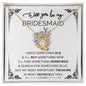 Will You Be My Bridesmaid | Important Treasure | Love Knot Necklace