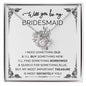 Will You Be My Bridesmaid | Important Treasure | Love Knot Necklace