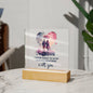 I Never Want | Acrylic Square Plaque