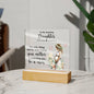To My Amazing Daughter | New Mom | Acrylic Square Plaque