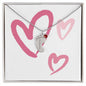 Baby Feet Necklace with Birth Stone