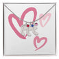Baby Feet Necklace with Birth Stone