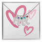 Baby Feet Necklace with Birth Stone