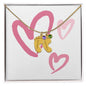 Baby Feet Necklace with Birth Stone