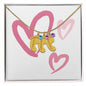 Baby Feet Necklace with Birth Stone