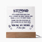 Stepdad | You're My Hero | Acrylic Square Plaque
