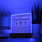 First Communion | God Bless | Acrylic Square Plaque