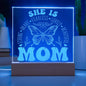 Custom Engraved Fearless Mom Plaque