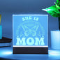 Custom Engraved Fearless Mom Plaque