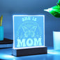 Custom Engraved Fearless Mom Plaque