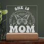 Custom Engraved Fearless Mom Plaque