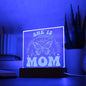 Custom Engraved Fearless Mom Plaque