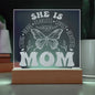 Custom Engraved Fearless Mom Plaque