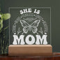Custom Engraved Fearless Mom Plaque