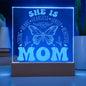 Custom Engraved Fearless Mom Plaque