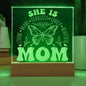 Custom Engraved Fearless Mom Plaque