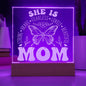 Custom Engraved Fearless Mom Plaque