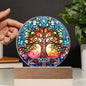 2023 Stained Glass Style Tree of Life Plaque