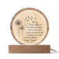 Wish You Were Here Wood Slice Memorial Plaque