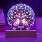 2023 Stained Glass Style Tree of Life Plaque