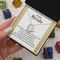 To My Bride | Dreams Came True | Forever Love Necklace