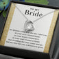To My Bride | Dreams Came True | Forever Love Necklace