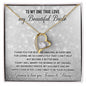 One True Love | My Beautiful Bride | Love Knot Necklace