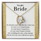 To My Bride | Dreams Came True | Forever Love Necklace