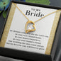 To My Bride | Dreams Came True | Forever Love Necklace