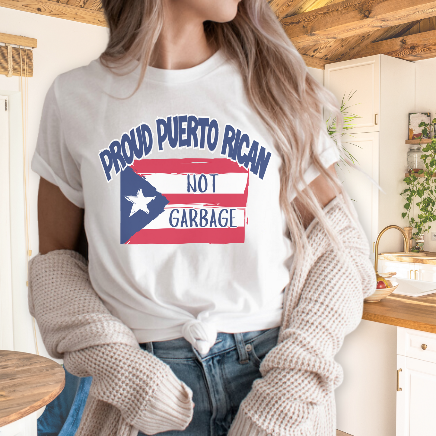 Proud Puerto Rican Not Garbage Shirt
