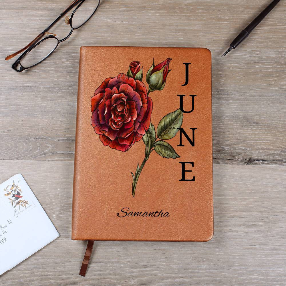 Birth Flower Personalized Journal