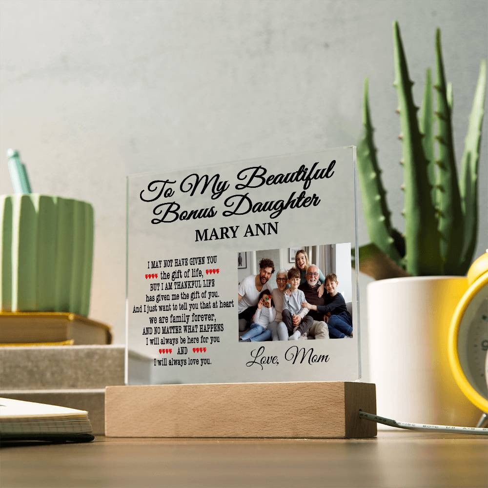 Personalized Picture Frame for Step Daughter