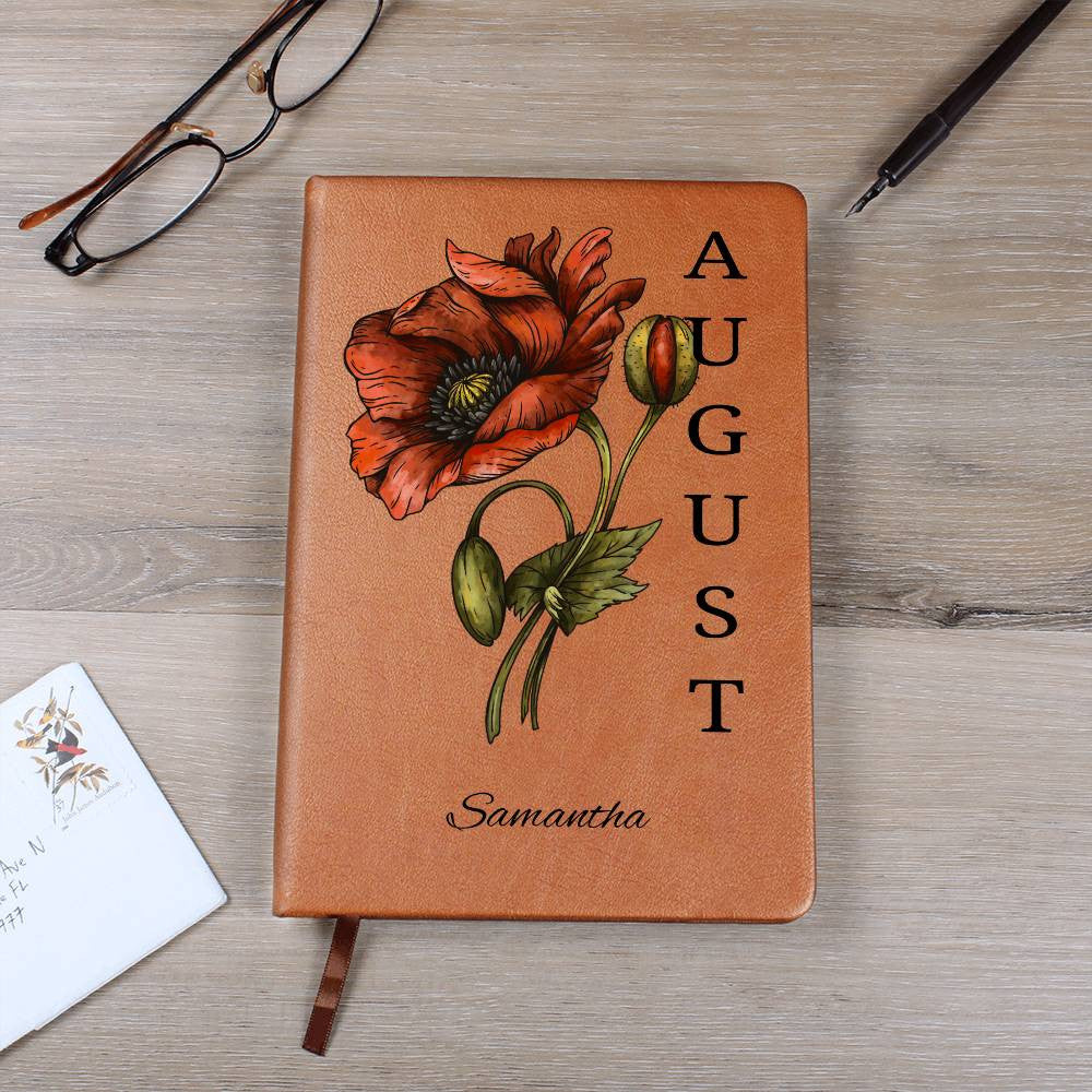Birth Flower Personalized Journal