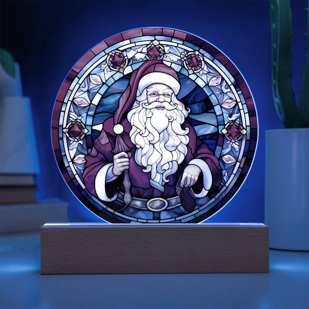 Vintage Santa Claus Acrylic Plaque