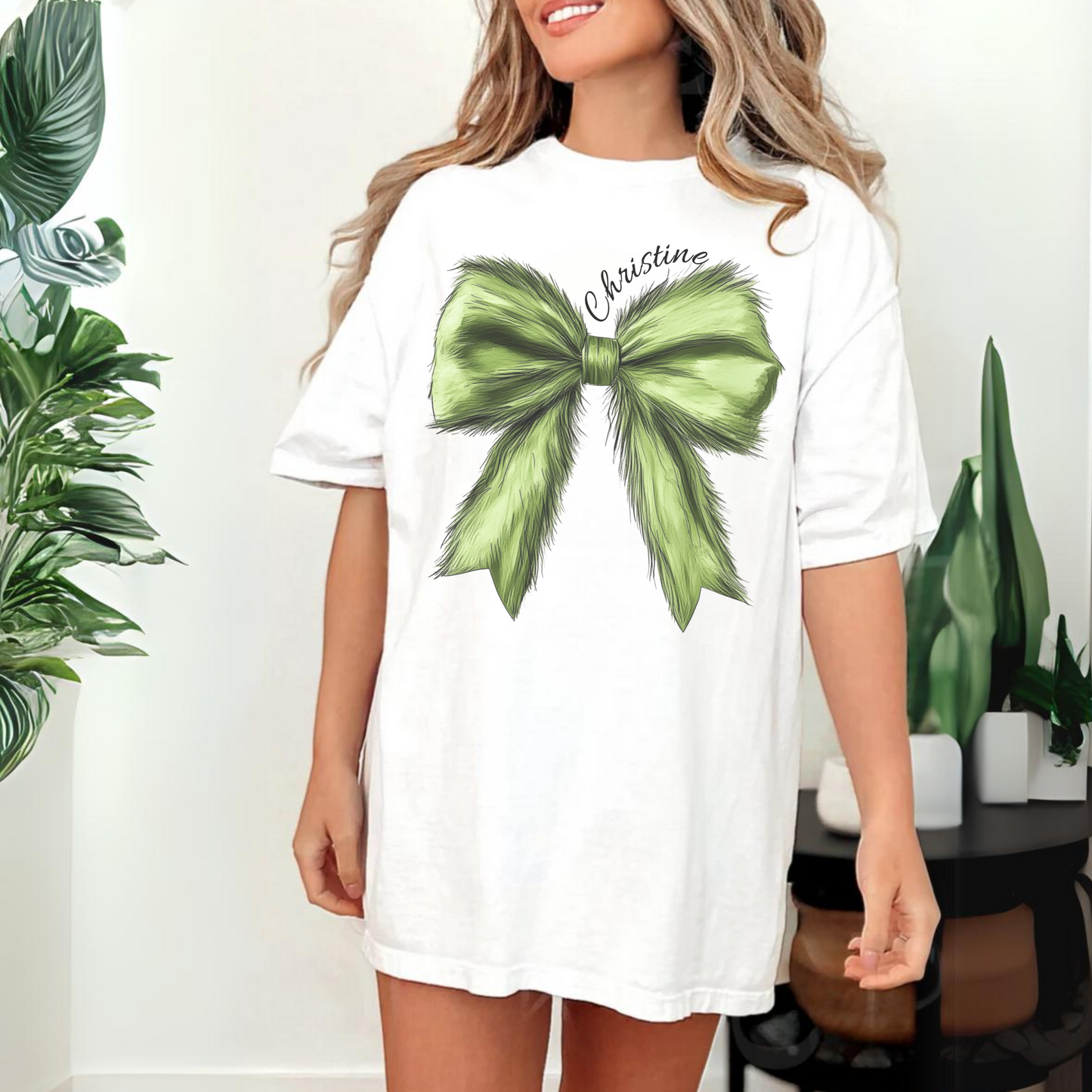 Christmas Bow T-Shirt and Sweatshirt