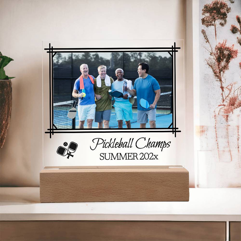 Custom Pickle Ball Award Plaque