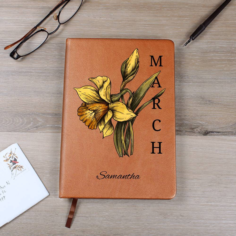 Birth Flower Personalized Journal