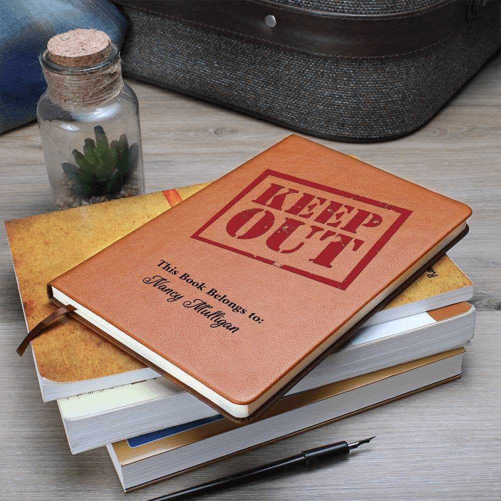Personalized Keep Out Self Care Journal