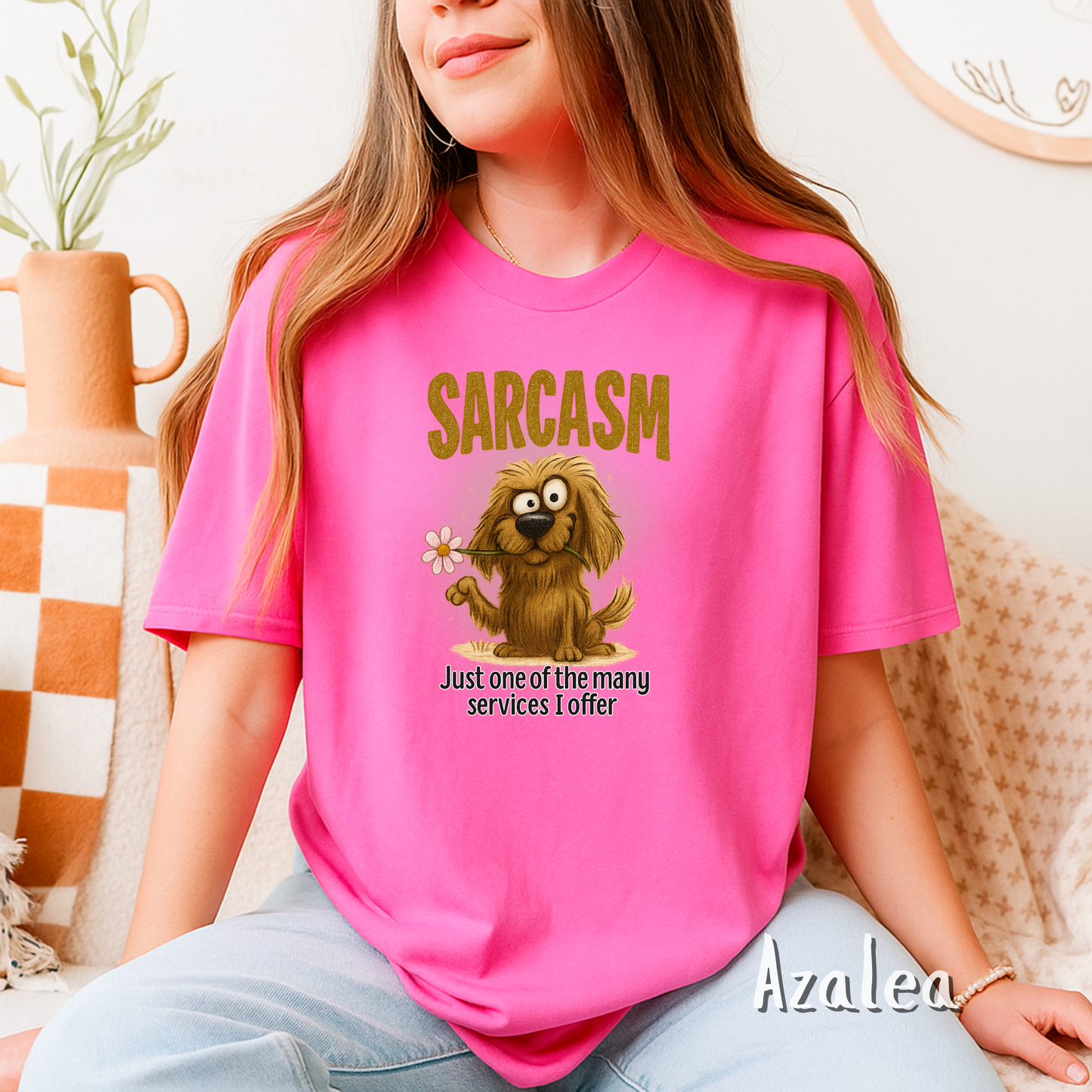 Sarcasm Funny Dog T-Shirt – Just One of the Many Services I Offer Tee – Graphic Humor Shirt for Sarcastic Pet Lovers, Funny Quote, Dog Humor