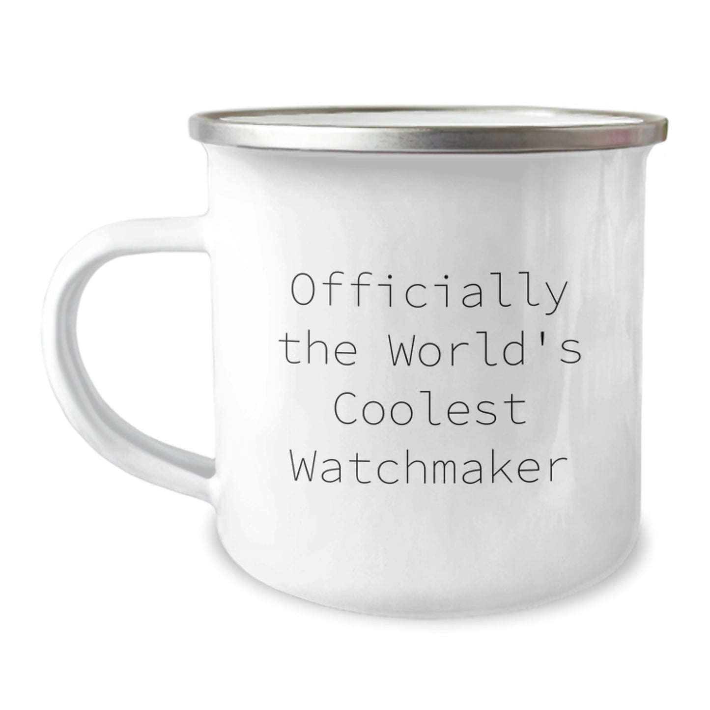 Funny Watchmaker Christmas Unique Gifts from Friends, Unique Camping Mug, World's Coolest Watchmaker Quote Men, Women, Family - Image 1