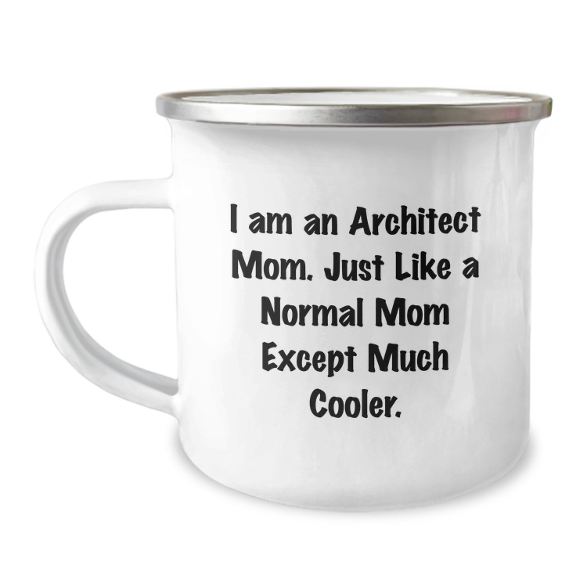 Funny Architect Gifts for Him - I Am An Architect Mom Camping Mug Christmas Unique Presents from Mom - Image 1